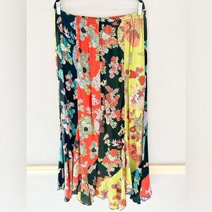 Vintage‎ Sterling Styles Floral Bohemian Multicolor Skirt Onesize